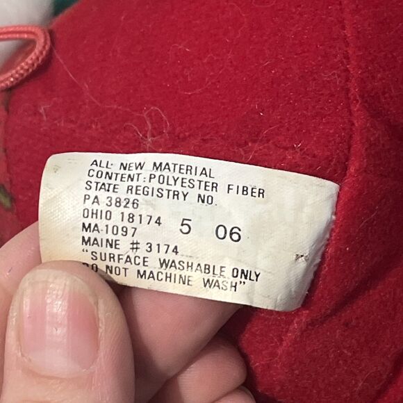 Stuffins SANTA CLAUS REindeer penguin rudolph christmas holiday 5" PLUSH 1990s - Picture 9 of 9